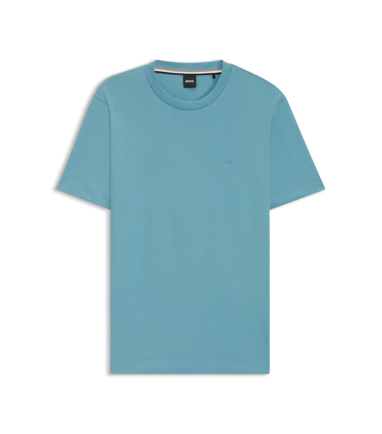 Cotton-jersey T-shirt with logo detail