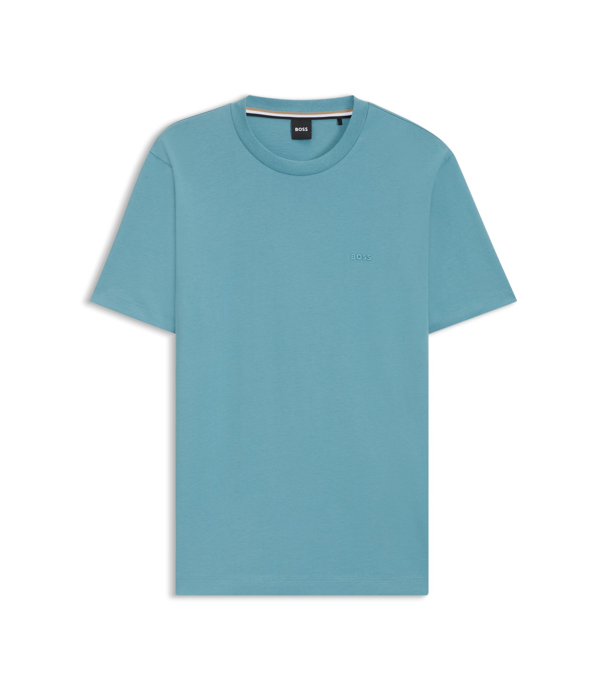 Cotton-jersey T-shirt with logo detail