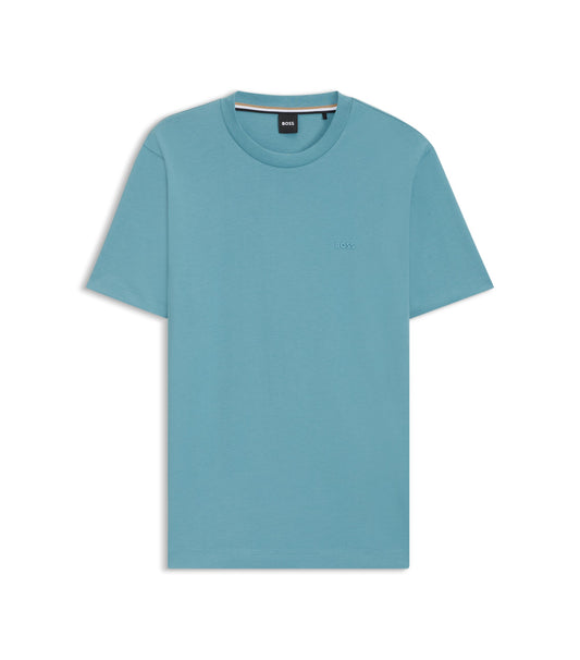 Cotton-jersey T-shirt with logo detail
