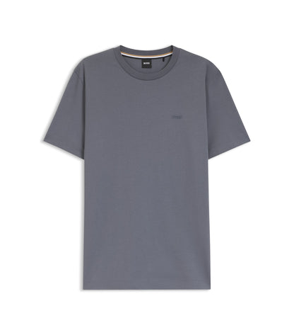 Cotton-jersey T-shirt with logo detail