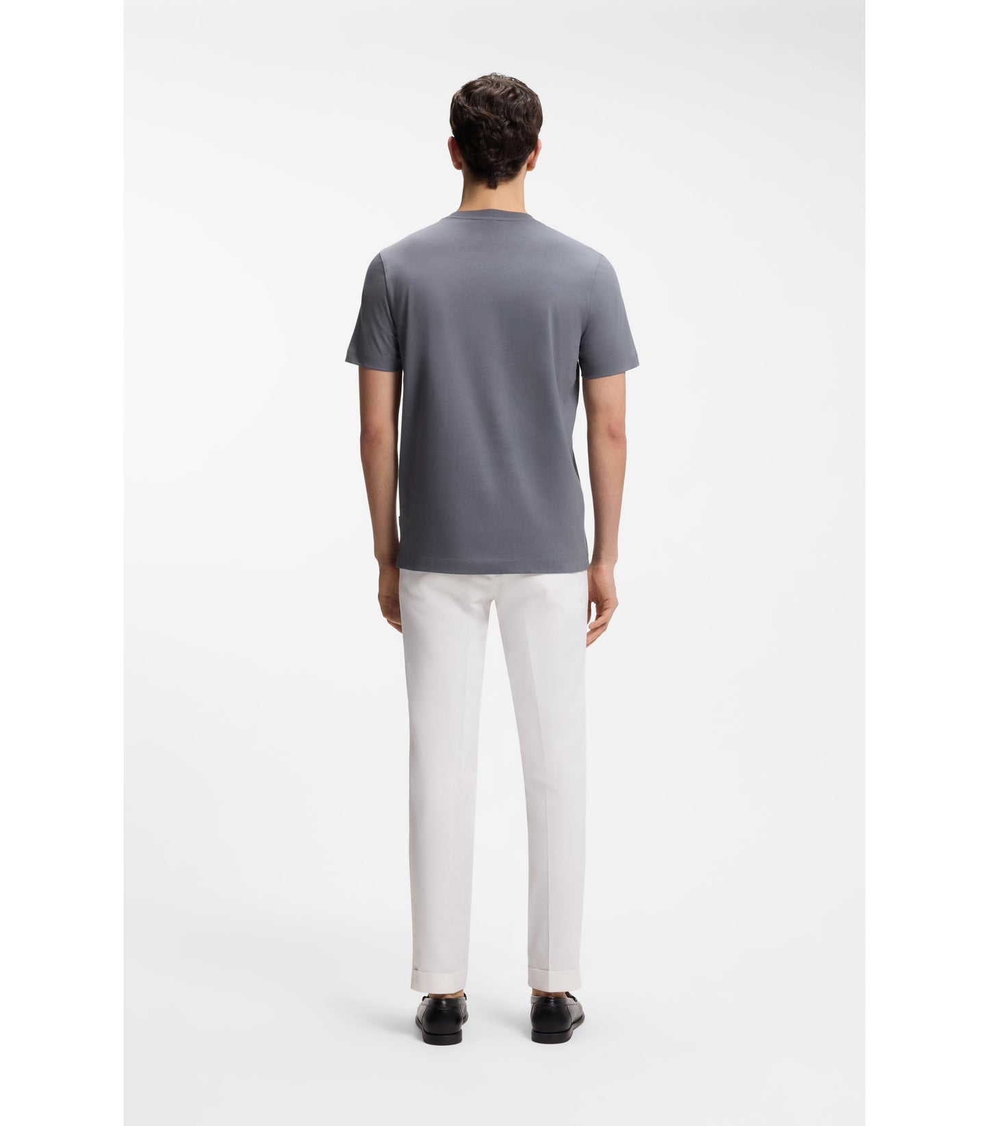 Cotton-jersey T-shirt with logo detail