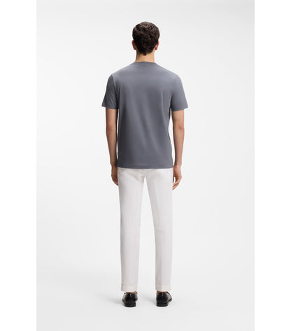 Cotton-jersey T-shirt with logo detail