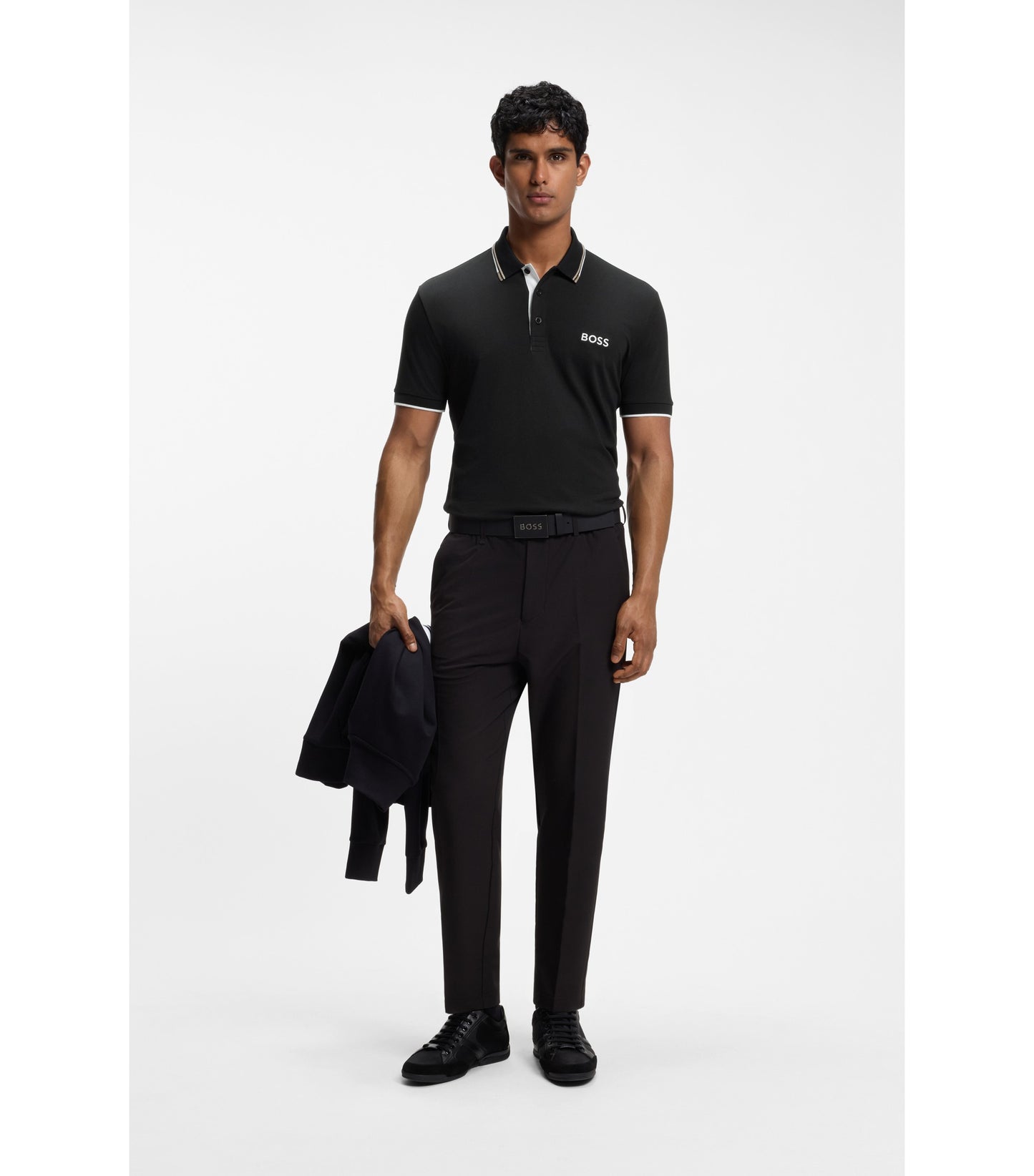 Active Paddy regular-fit polo shirt in quick-dry stretch piqué       