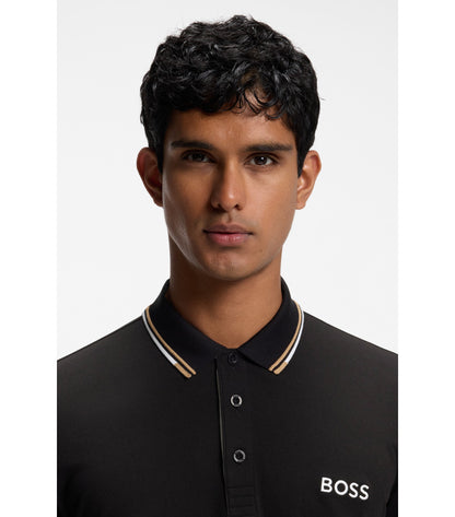 Active Paddy regular-fit polo shirt in quick-dry stretch piqué       