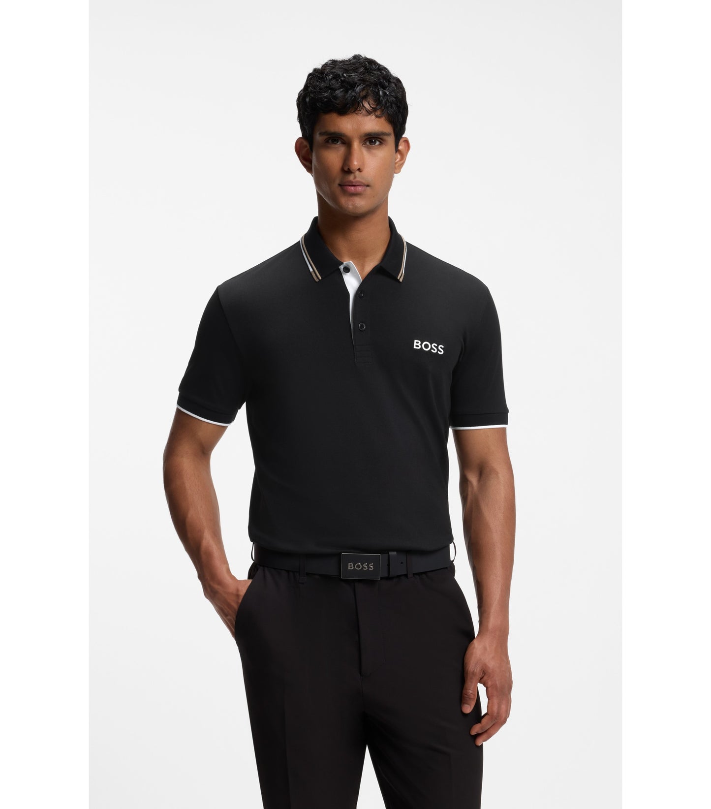 Active Paddy regular-fit polo shirt in quick-dry stretch piqué       