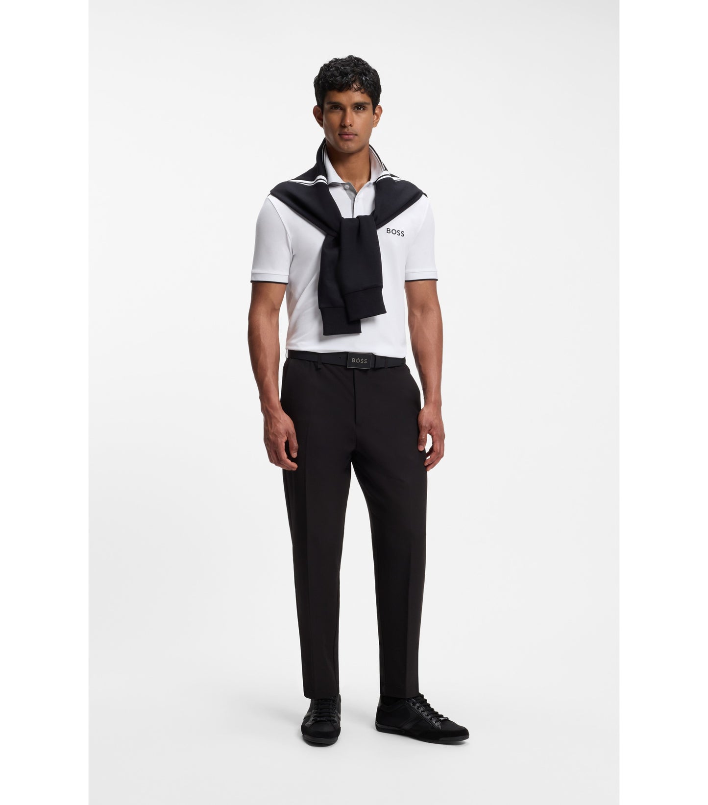 Active Paddy regular-fit polo shirt in quick-dry stretch piqué       