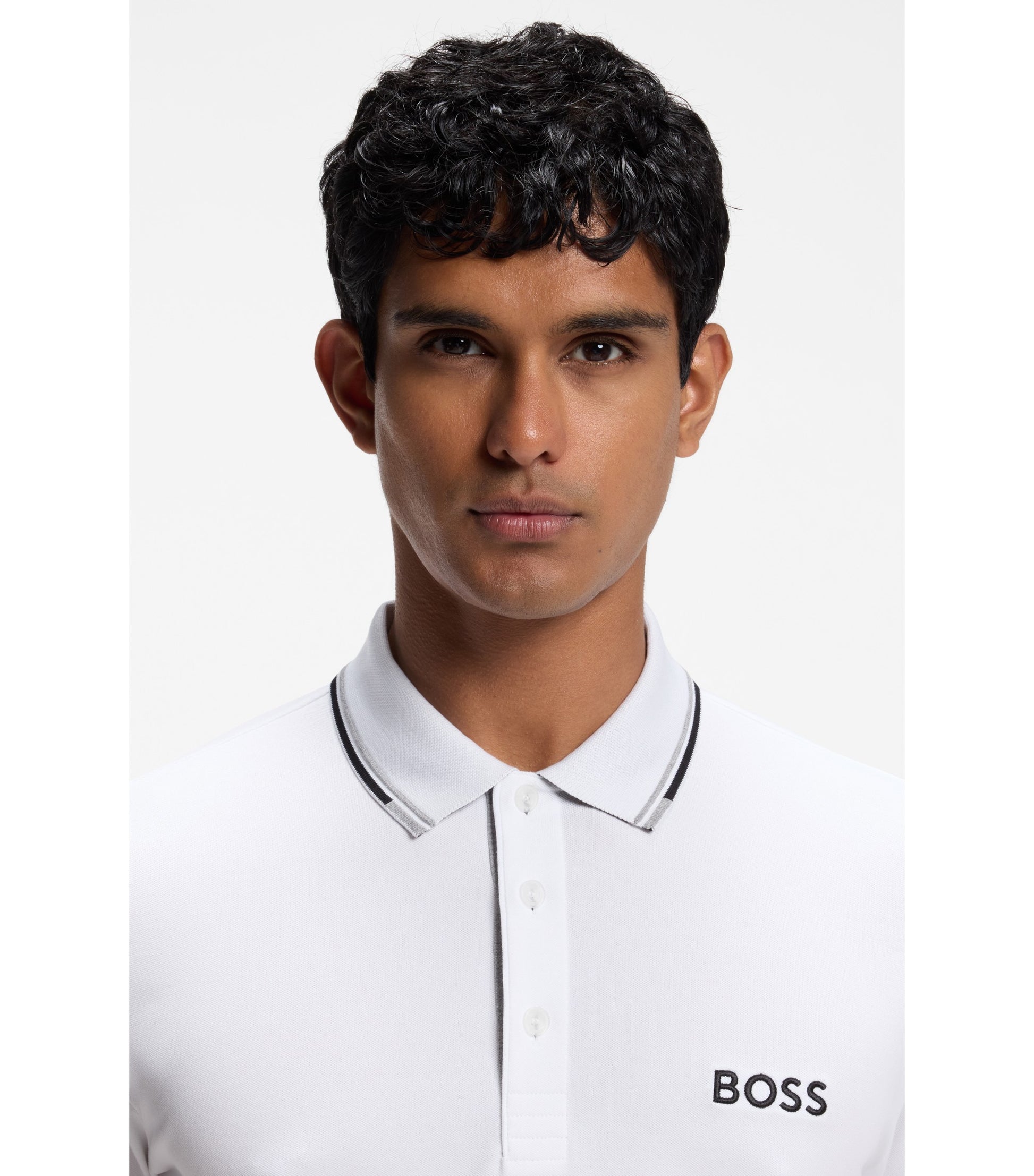 Active Paddy regular-fit polo shirt in quick-dry stretch piqué       