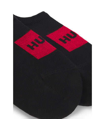 Two-pack of invisible socks in a cotton blend