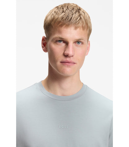 Relaxed-fit T-shirt with a layered logo print