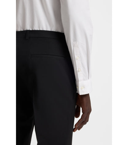 Extra-slim-fit shirt in stretch-cotton canvas