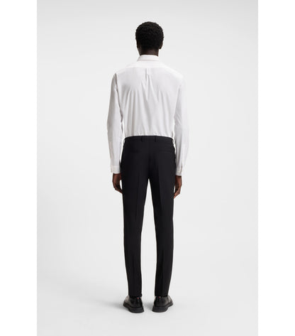 Extra-slim-fit shirt in stretch-cotton canvas