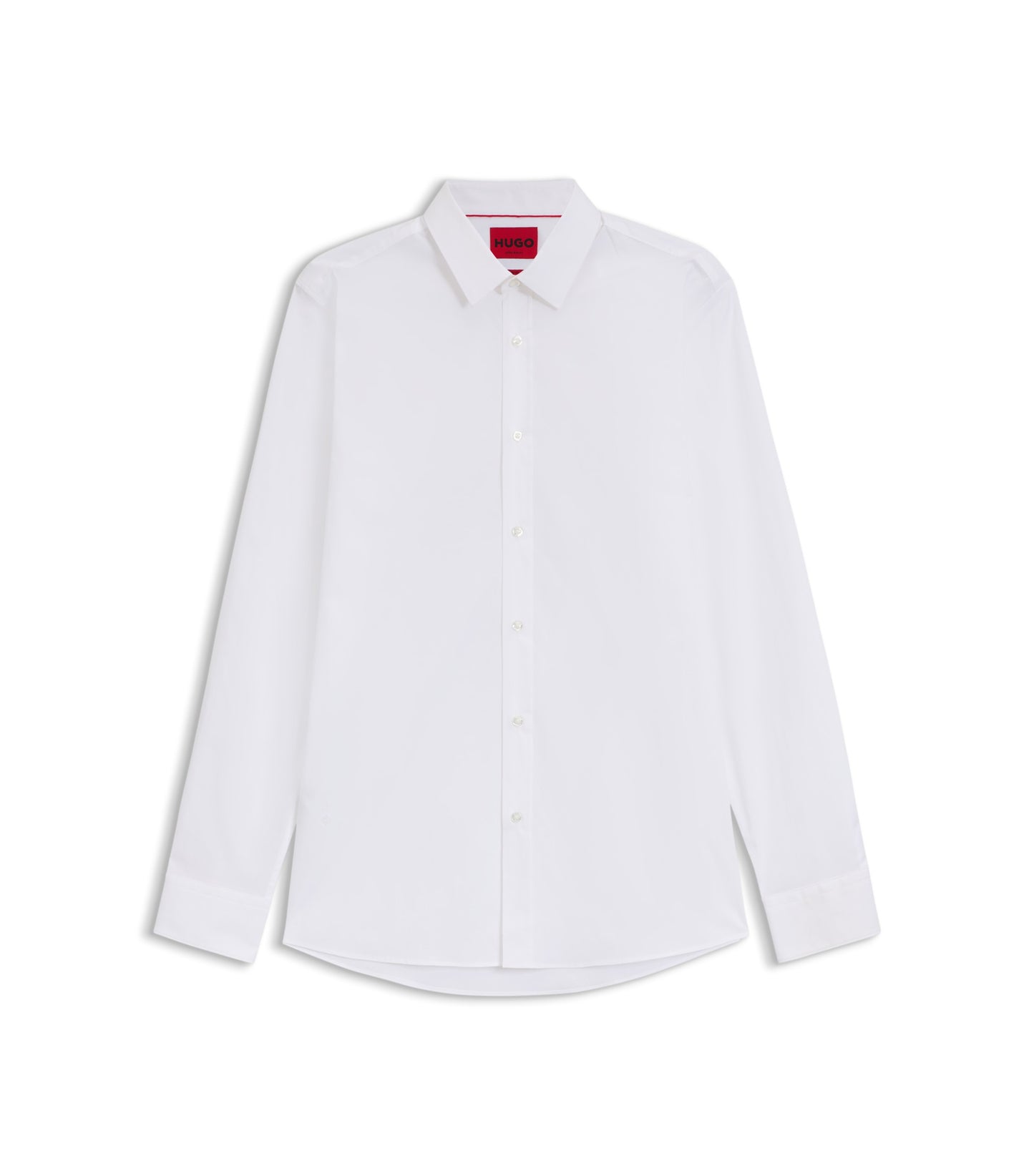 Extra-slim-fit shirt in stretch-cotton poplin