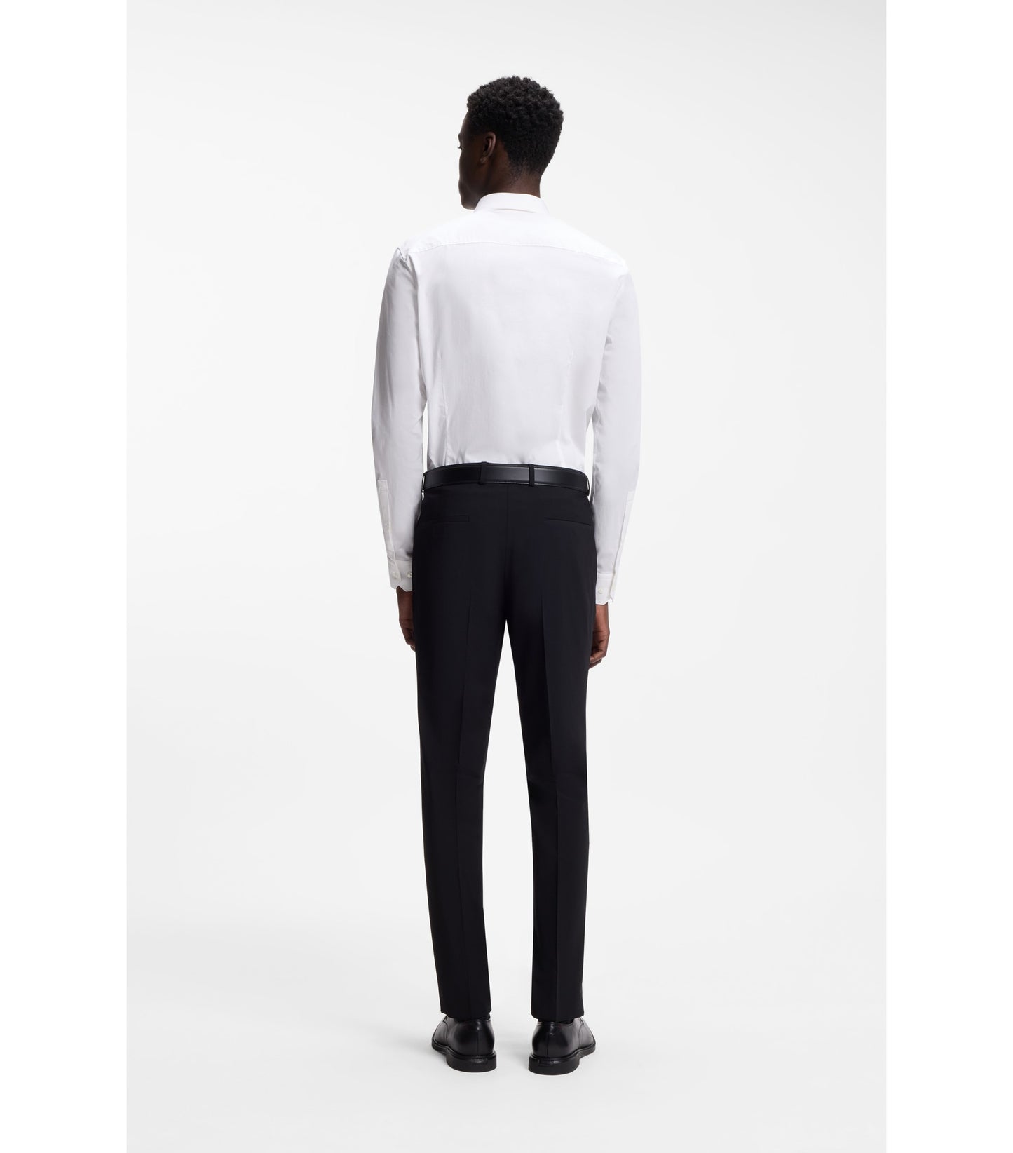 Extra-slim-fit shirt in stretch-cotton poplin