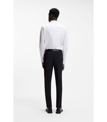 Extra-slim-fit shirt in stretch-cotton poplin