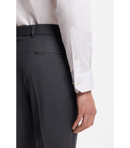 Regular-fit shirt in easy-iron cotton poplin