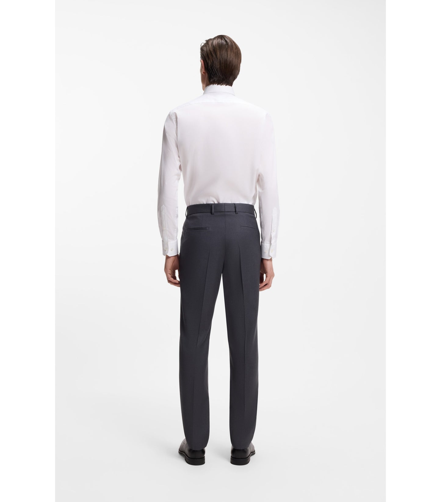 Regular-fit shirt in easy-iron cotton poplin