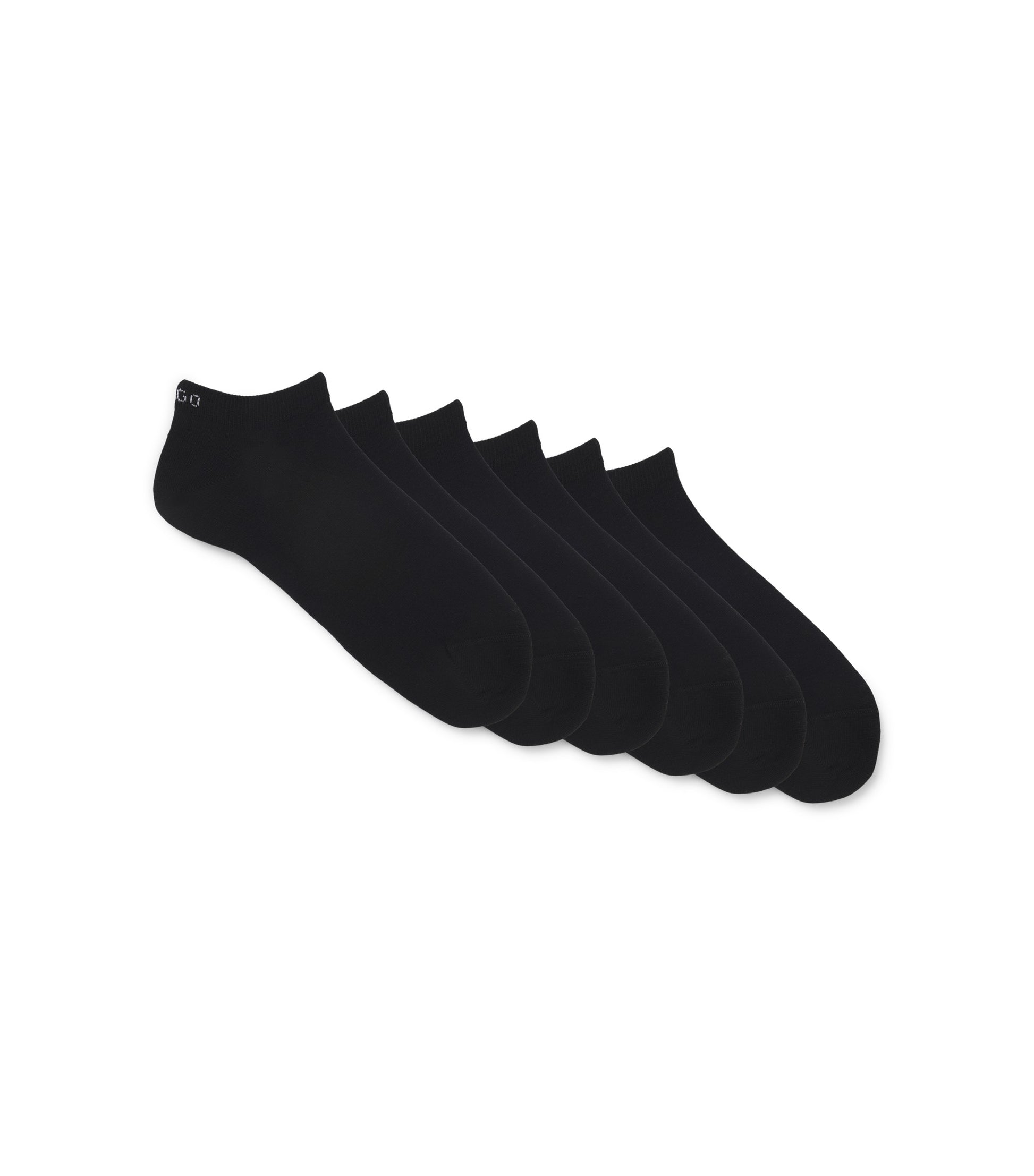 Six-pack of socks in a cotton blend