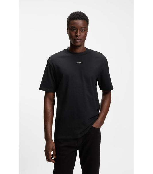 Relaxed-fit T-shirt with central logo detail
