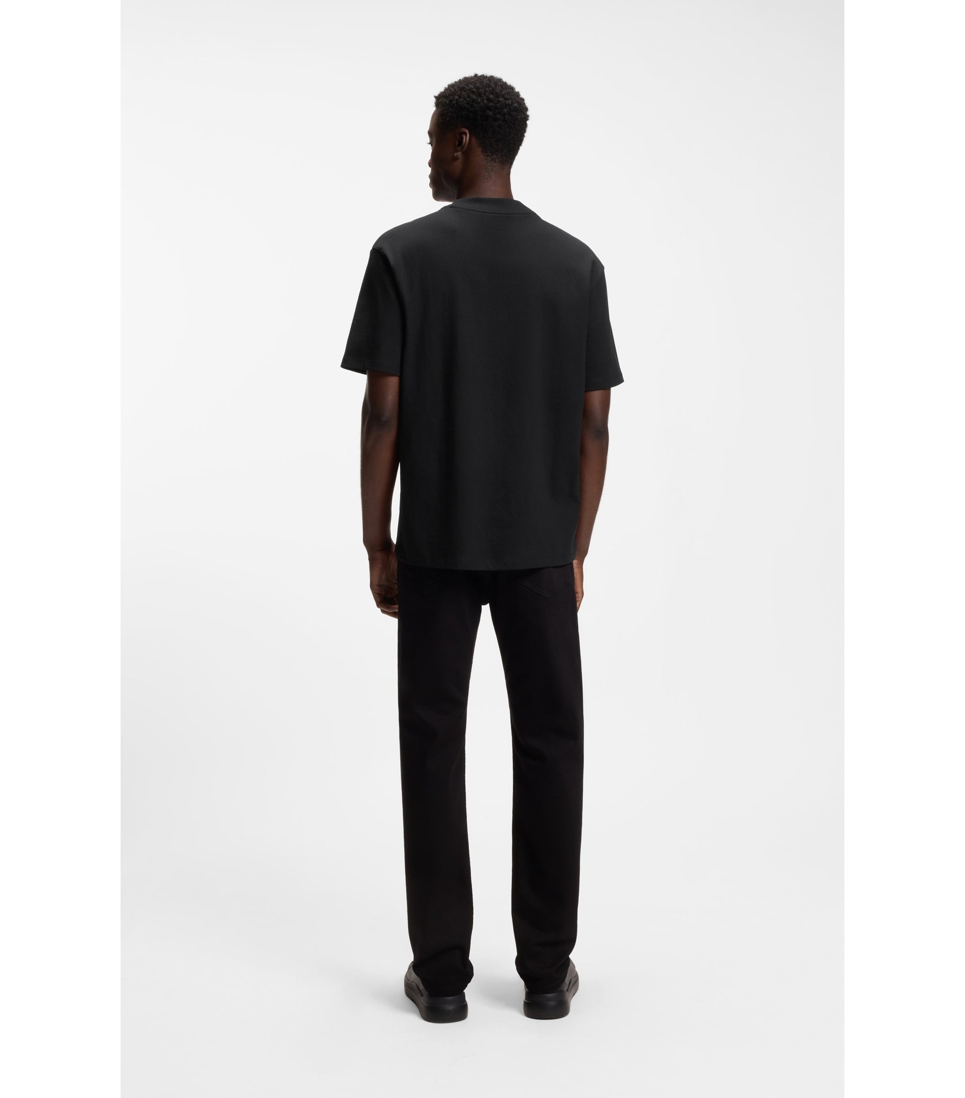 Relaxed-fit T-shirt with central logo detail