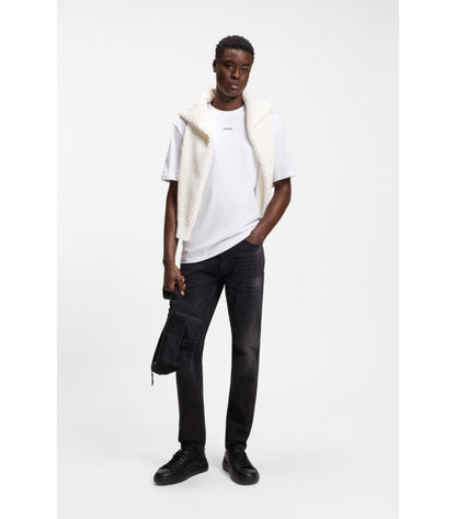 Relaxed-fit T-shirt with central logo detail
