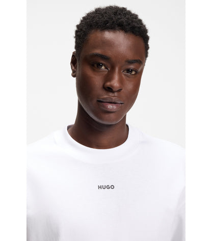 Relaxed-fit T-shirt with central logo detail
