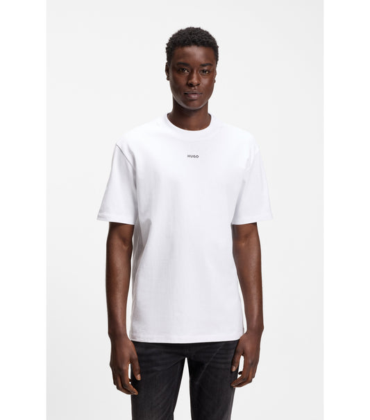 Relaxed-fit T-shirt with central logo detail