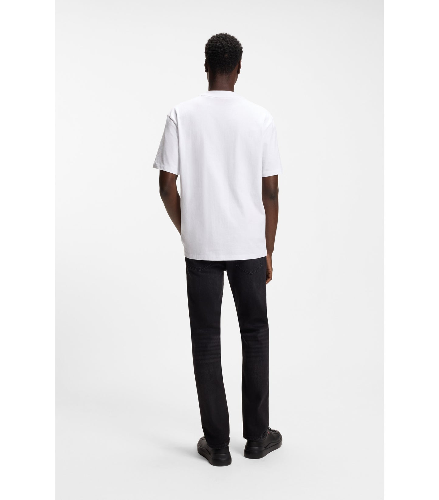 Relaxed-fit T-shirt with central logo detail