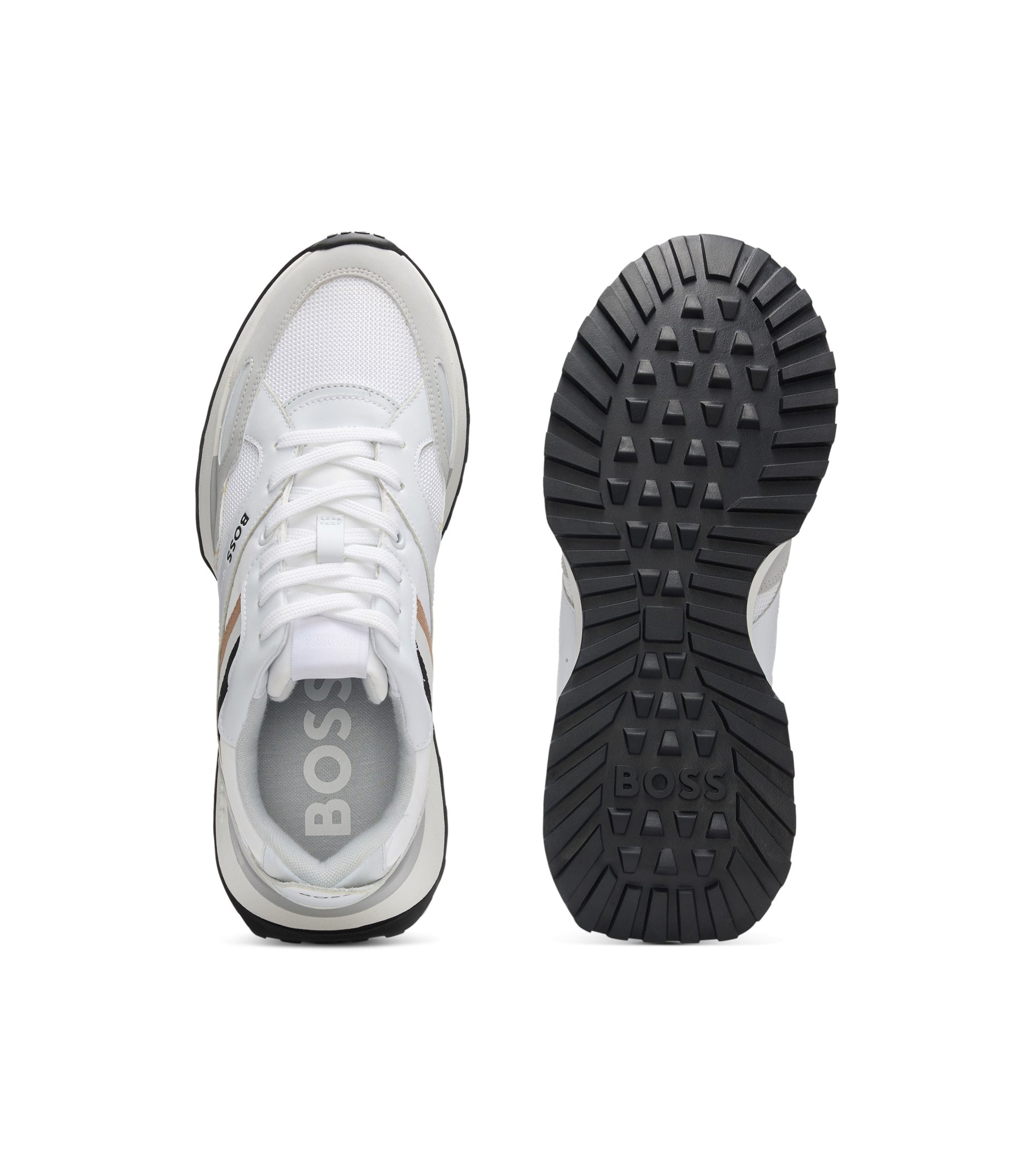 Running-style trainers with EVA-rubber outsole