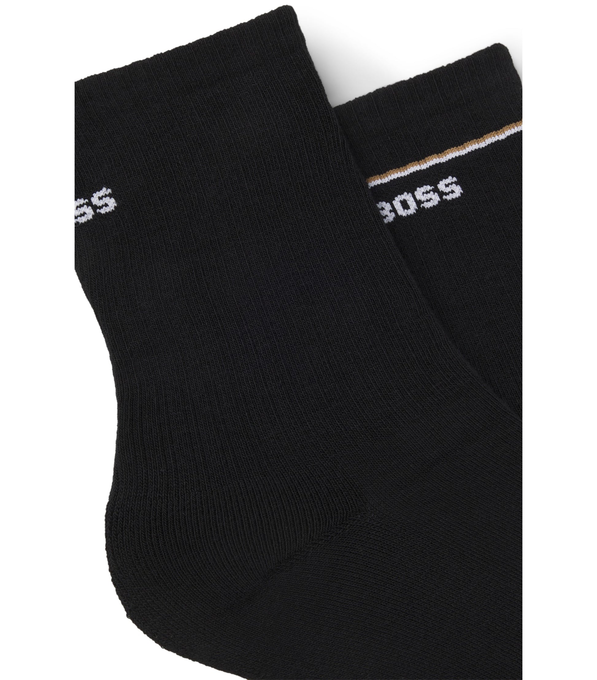 Two-pack of short socks with logo details