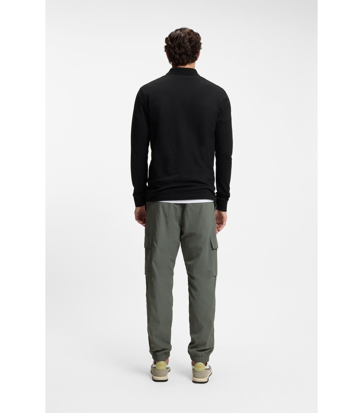 Slim-fit polo shirt in stretch-cotton piqué