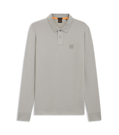 Slim-fit polo shirt in stretch-cotton piqué
