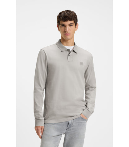Slim-fit polo shirt in stretch-cotton piqué