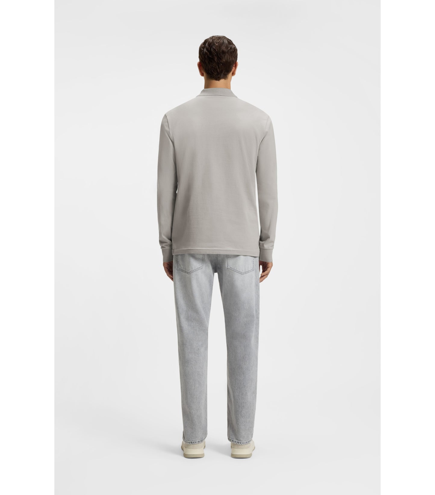 Slim-fit polo shirt in stretch-cotton piqué