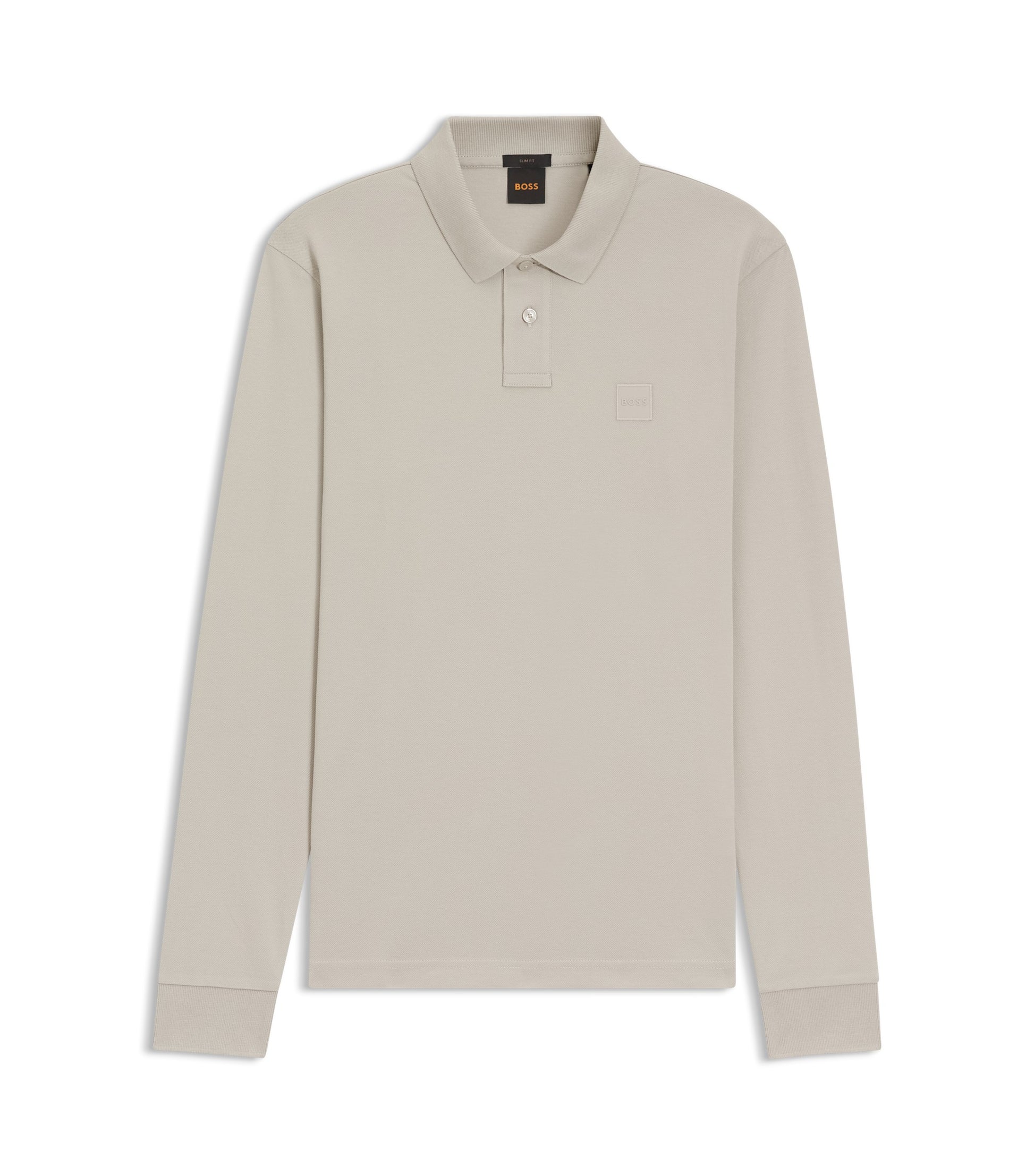 Slim-fit polo shirt in stretch-cotton piqué