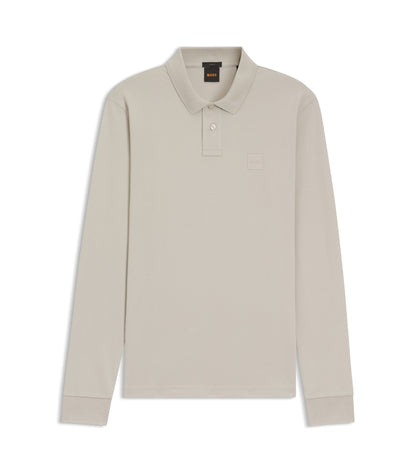Slim-fit polo shirt in stretch-cotton piqué