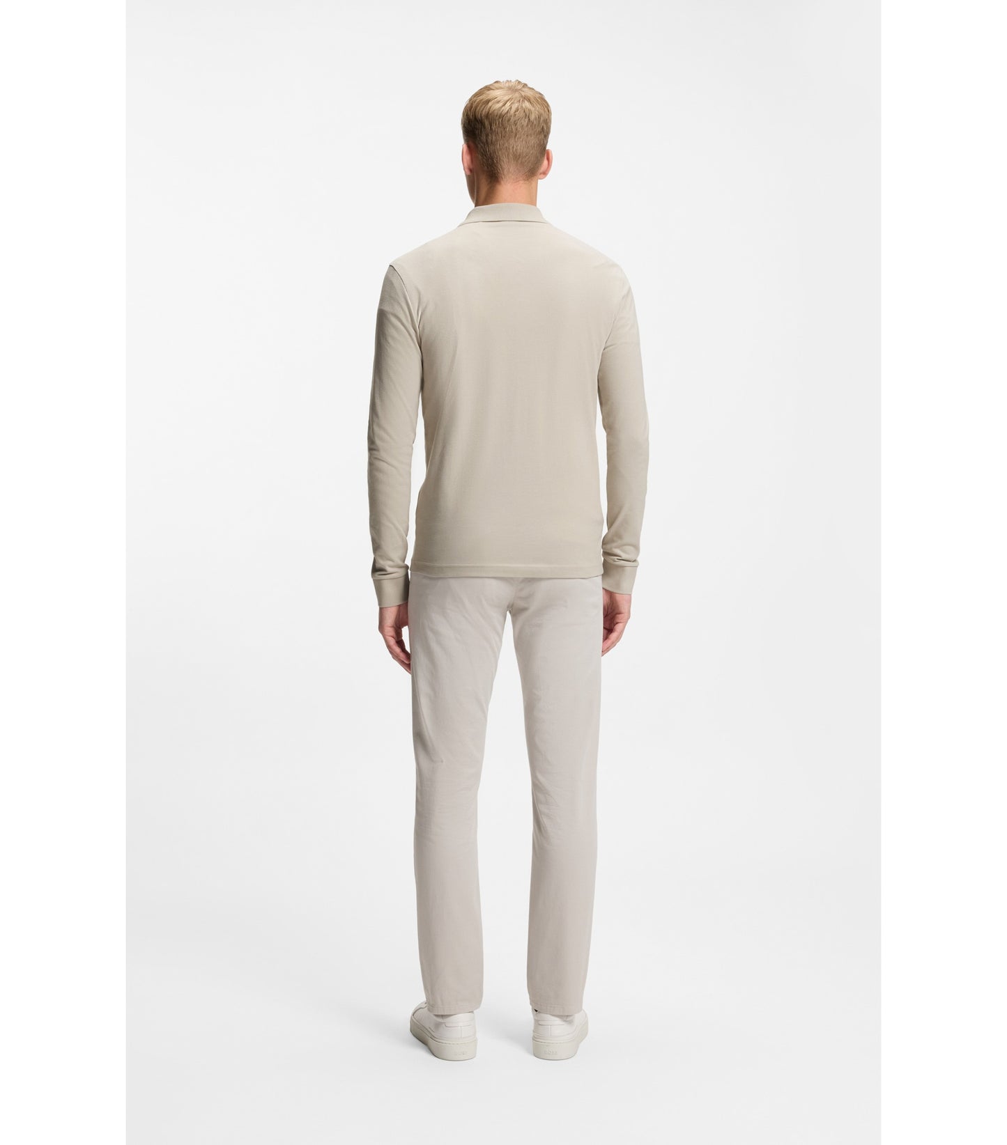 Slim-fit polo shirt in stretch-cotton piqué
