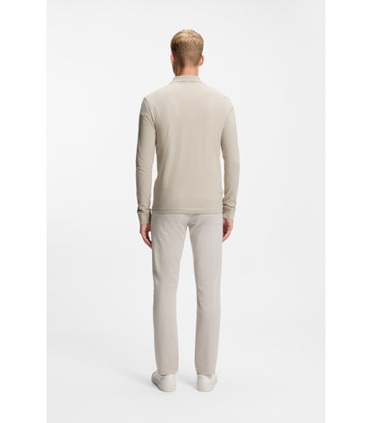 Slim-fit polo shirt in stretch-cotton piqué