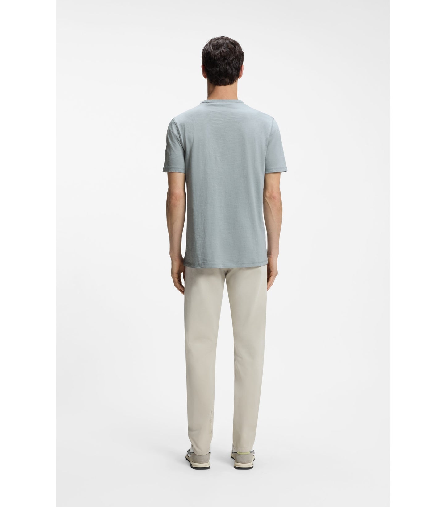 Cotton-jersey T-shirt with logo detail