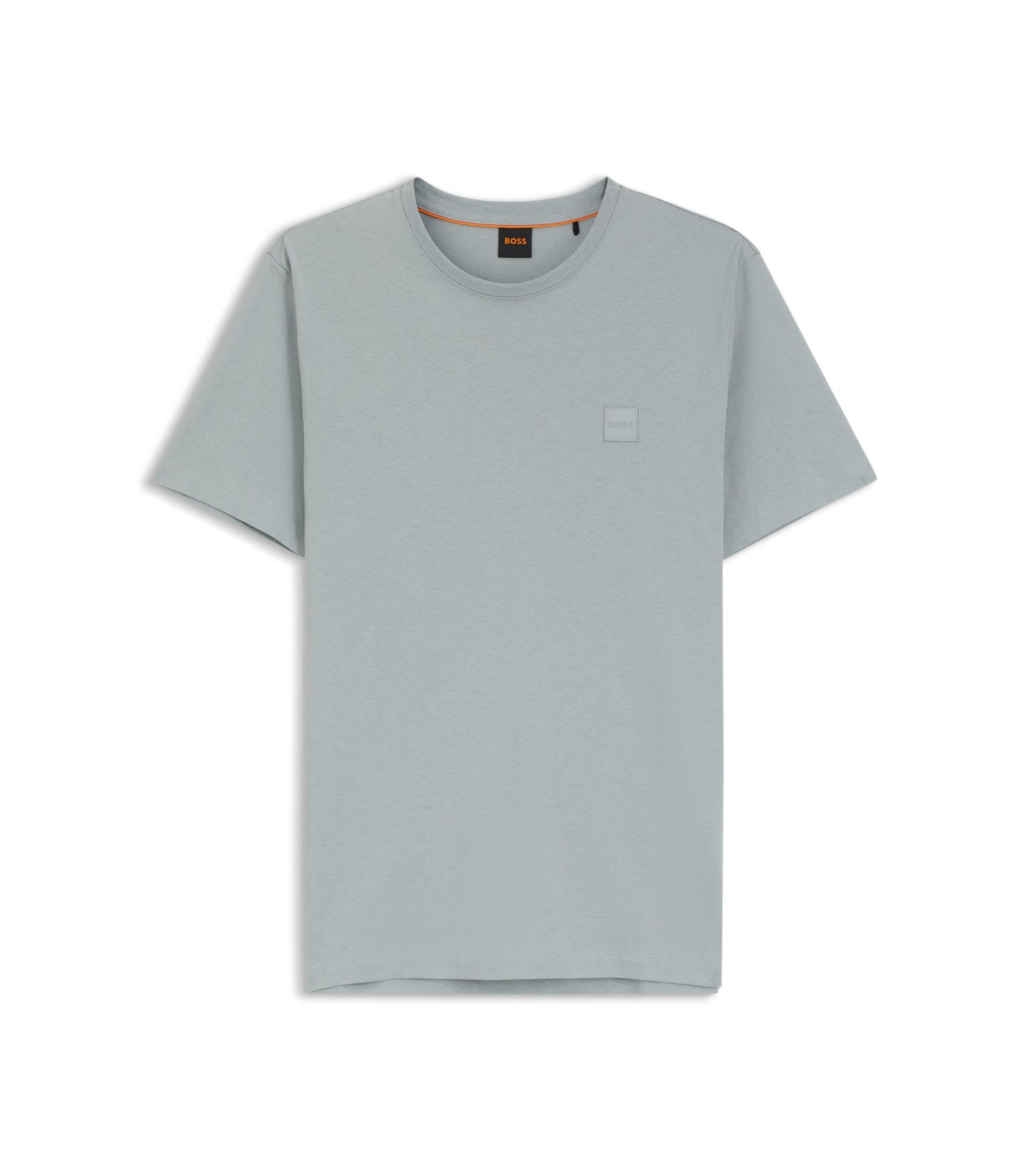 Cotton-jersey T-shirt with logo patch