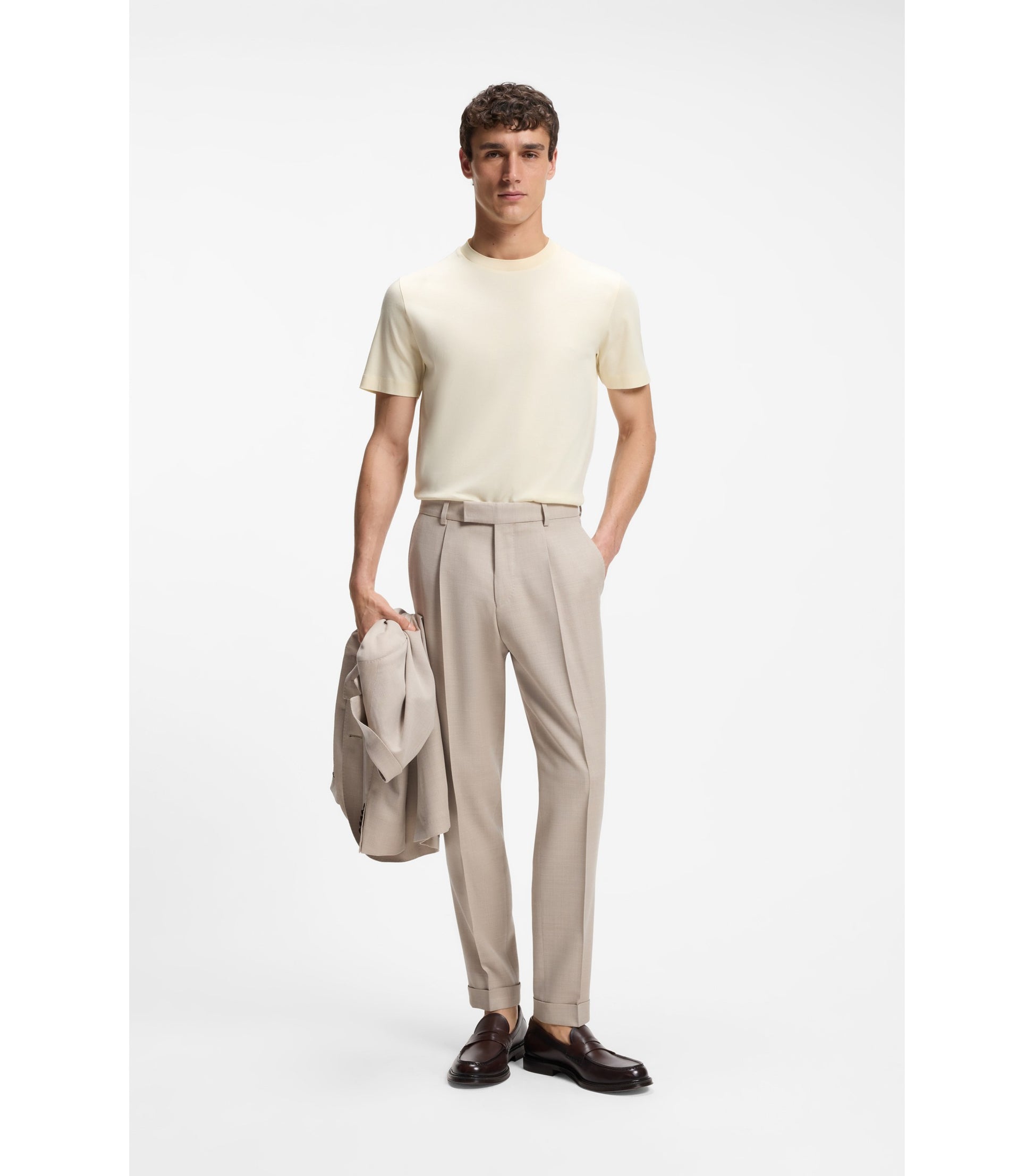 T-shirt in mercerised Supima cotton