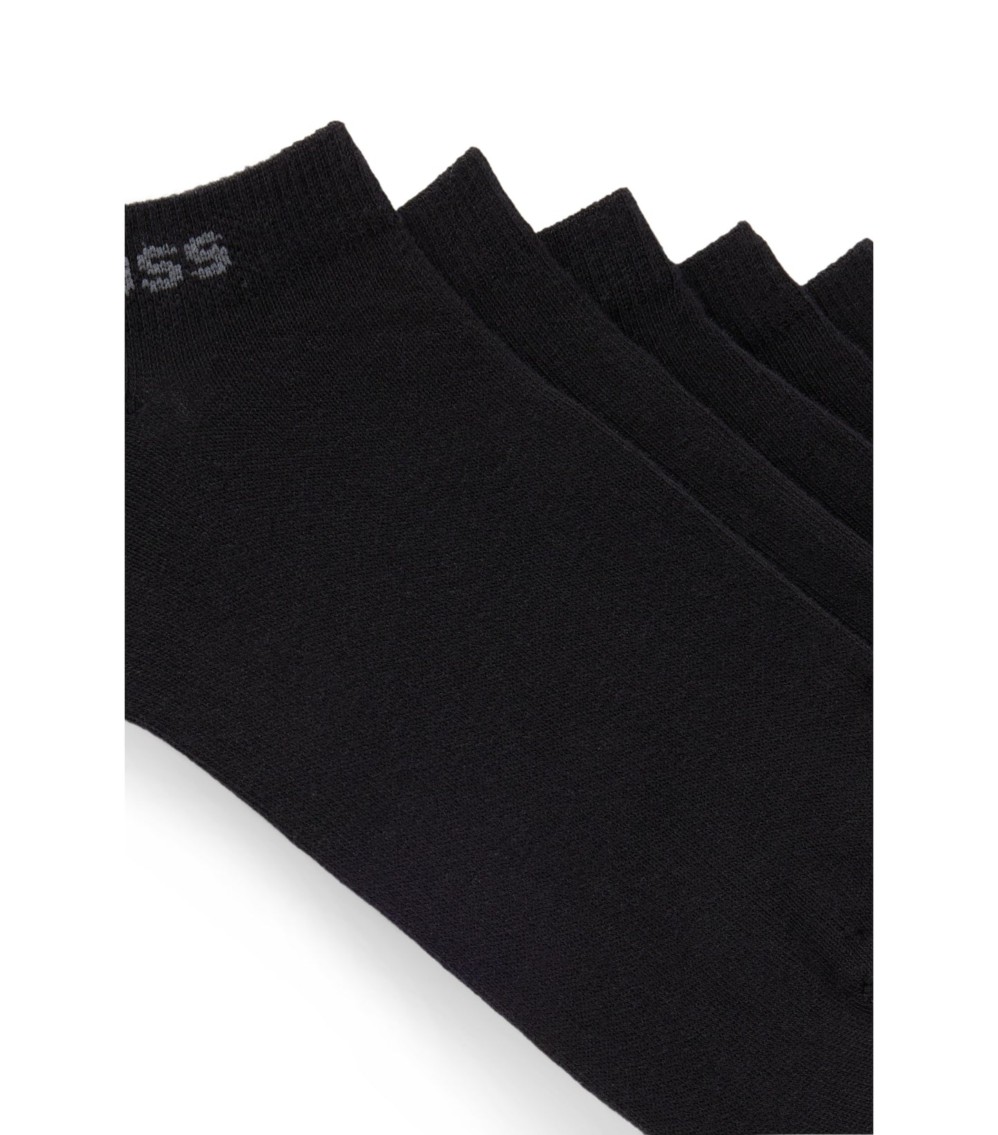 Five-pack of ankle-length socks with logo details