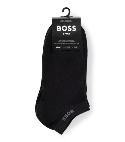 Five-pack of ankle-length socks with logo details