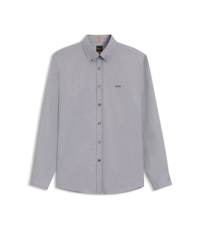 Regular-fit button-down shirt in Oxford cotton