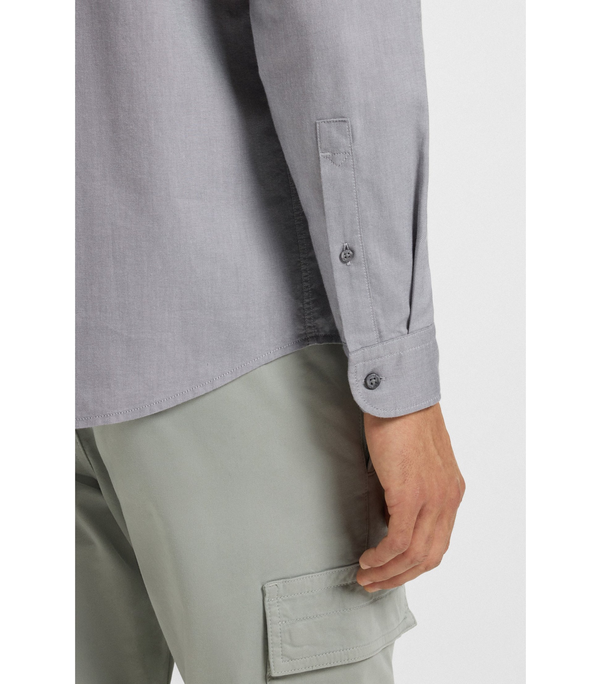 Regular-fit button-down shirt in Oxford cotton