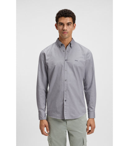 Regular-fit button-down shirt in Oxford cotton