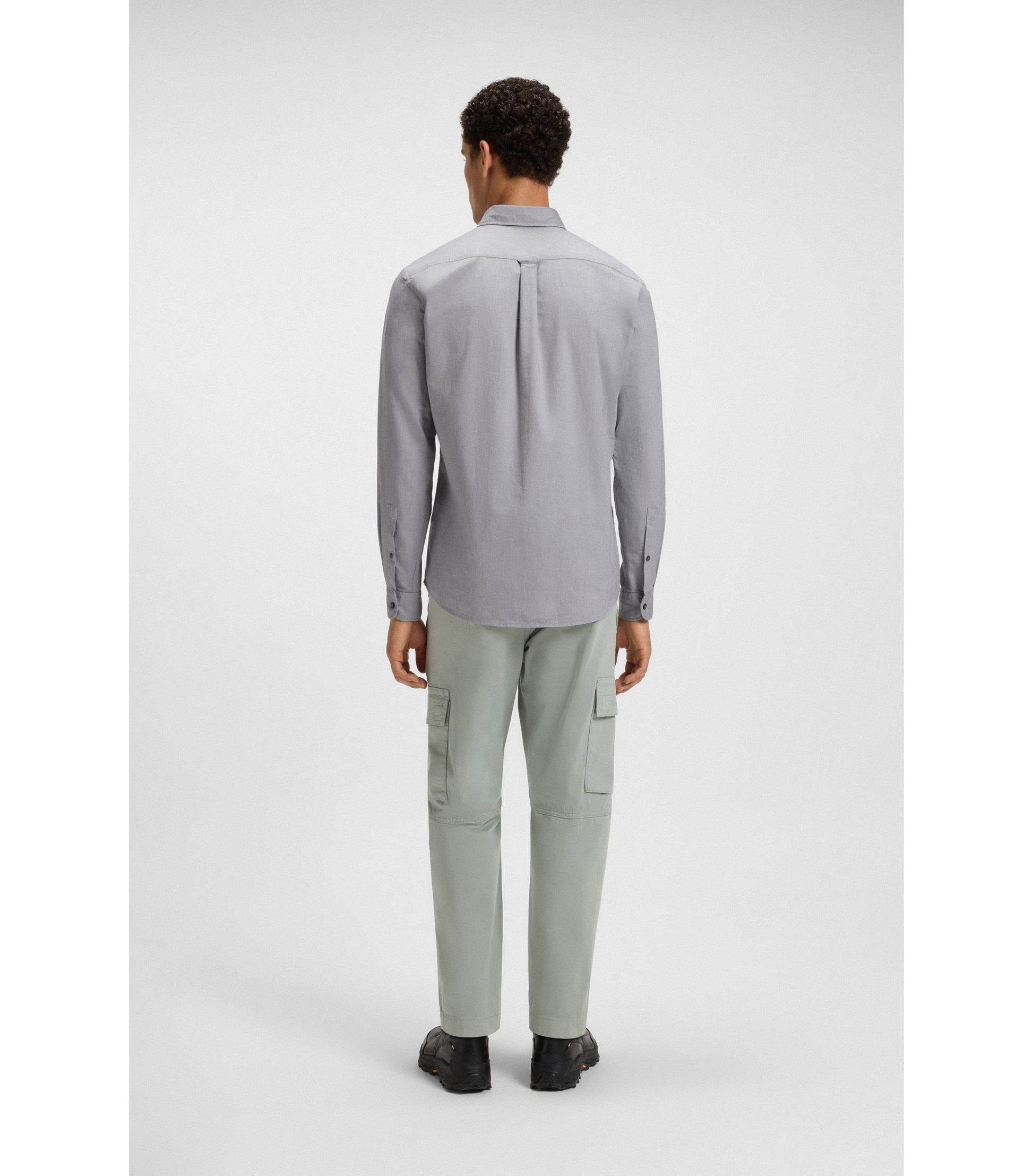 Regular-fit button-down shirt in Oxford cotton