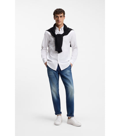 Regular-fit button-down shirt in Oxford cotton