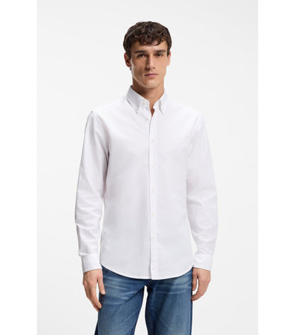 Regular-fit button-down shirt in Oxford cotton