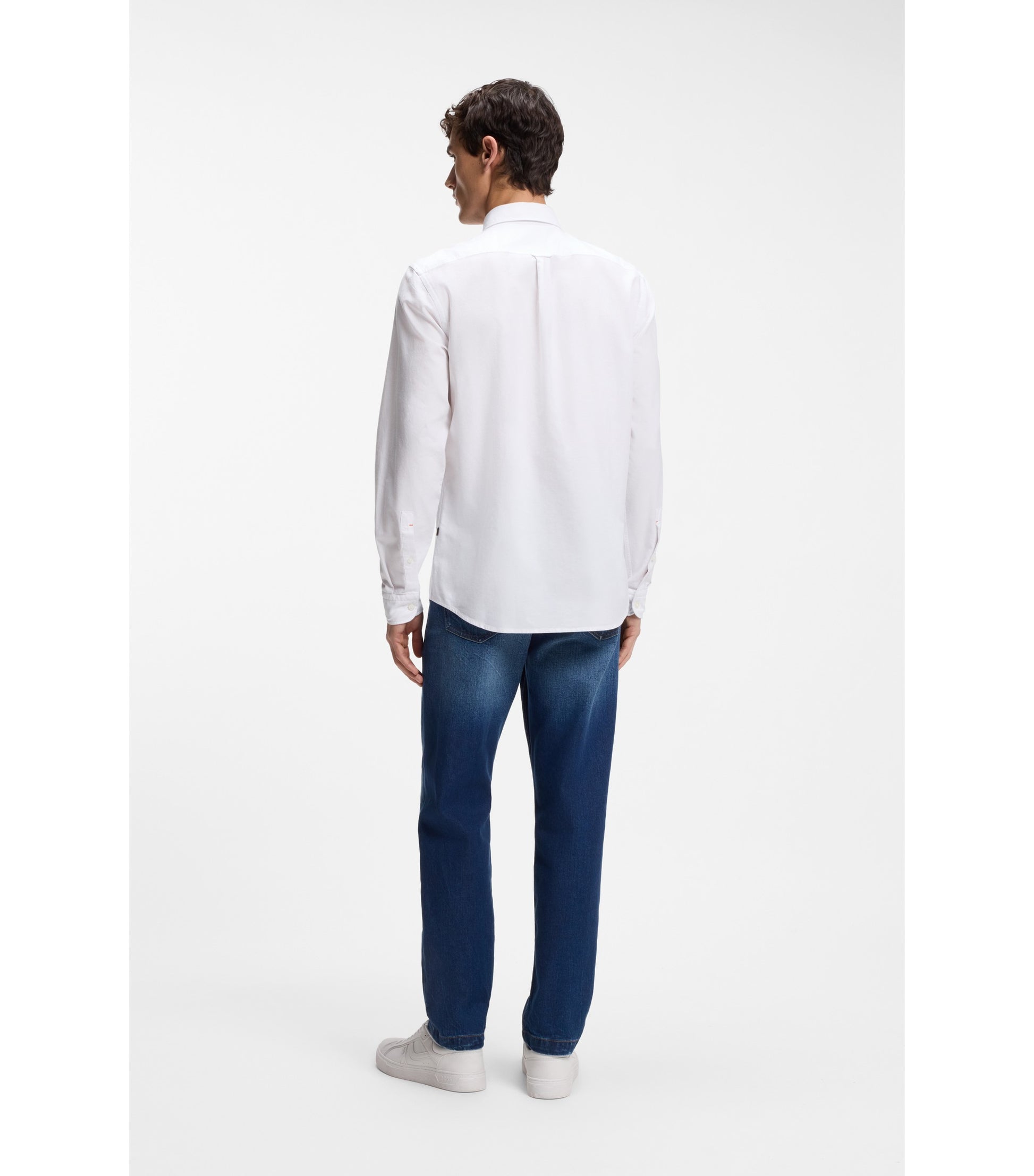 Regular-fit button-down shirt in Oxford cotton