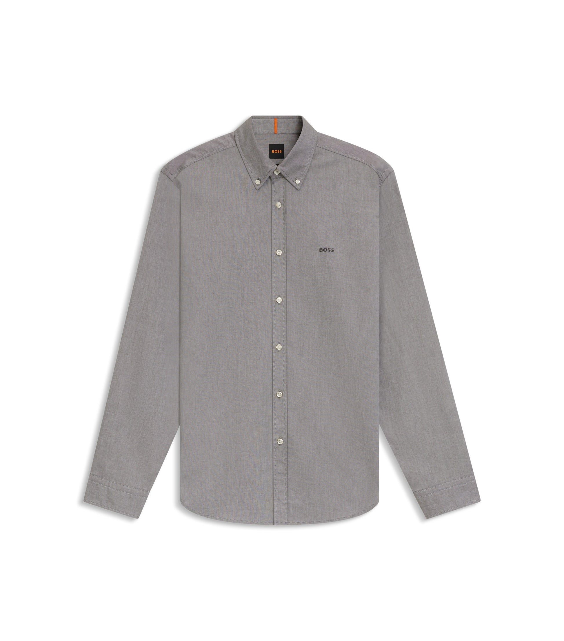 Regular-fit button-down shirt in Oxford cotton